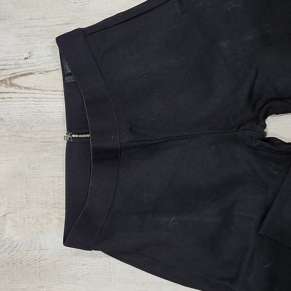 J. Crew Black Pixie Pant, 4 Regular, Stretch, Back Zip, Back Seams, Work Party - Picture 2 of 9